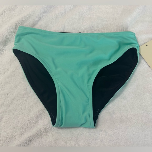 SO Other - SO Girls Reversible Solid Mint/Black Swimsuit Bottoms Size 12